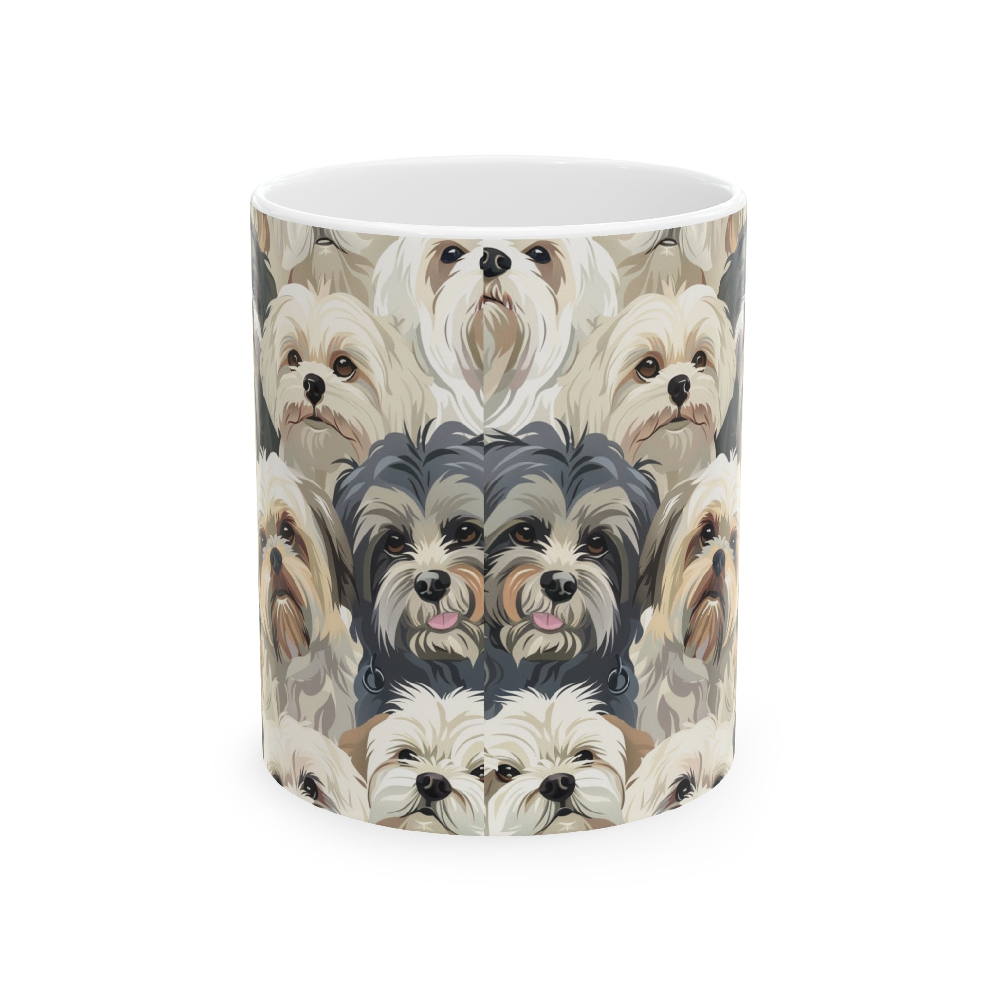 Shih Tzu Mug 2 | Shih Tzu Gifts | Shih Tzu Presents | Group of ShiTzu Ceramic Mug 11oz Secondary image