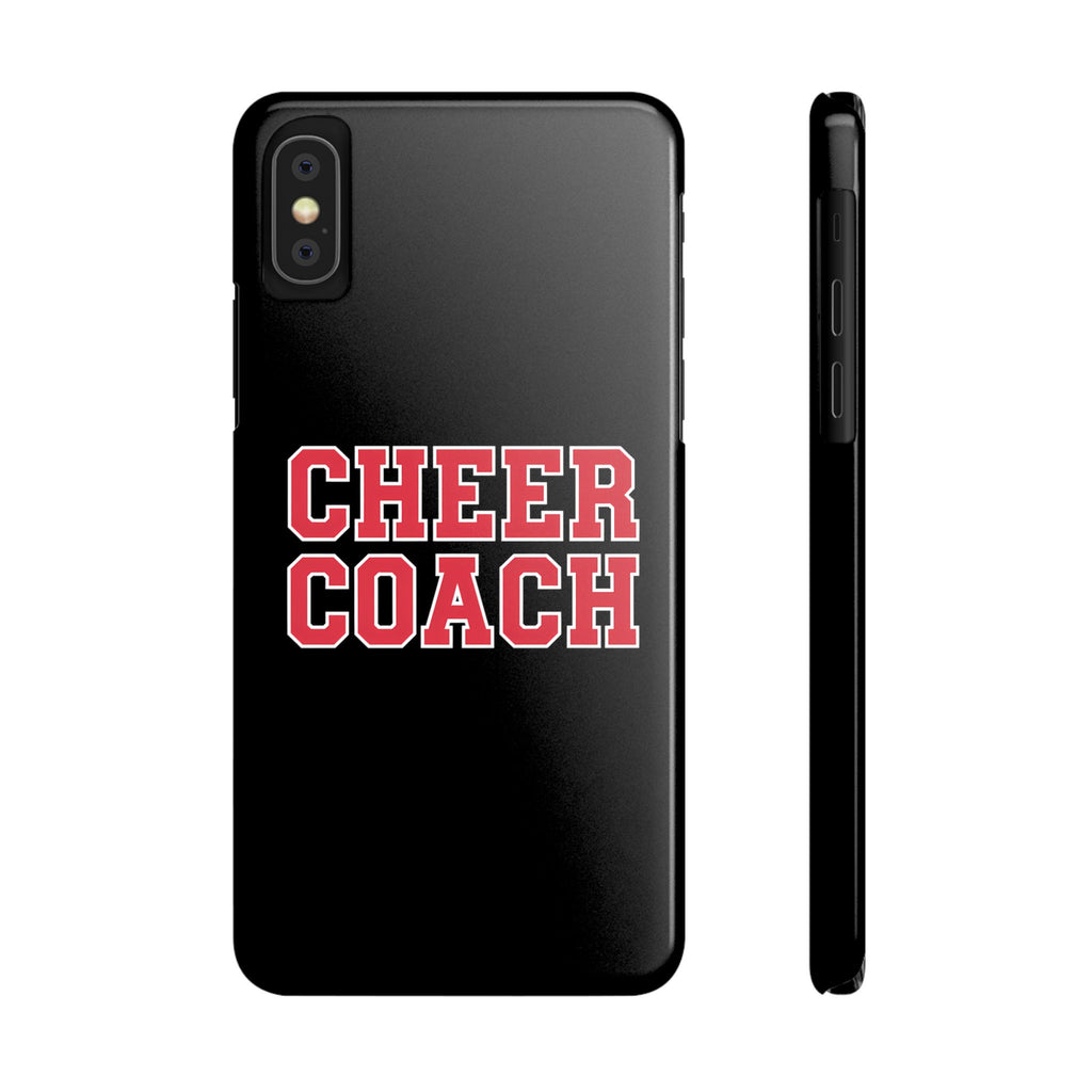 Premium Cheer Coach iPhone Case | Cheer Coach Gifts Slim Phone Cases