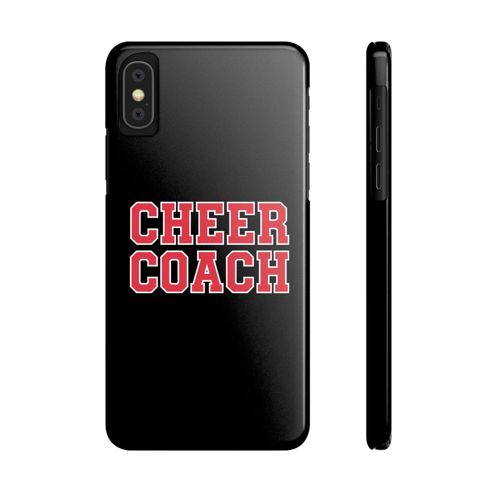 Premium Cheer Coach iPhone Case | Cheer Coach Gifts Slim Phone Cases