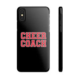 Premium Cheer Coach iPhone Case | Cheer Coach Gifts Slim Phone Cases Premium Cheer Coach iPhone Case | Cheer Coach Gifts Slim Phone Cases