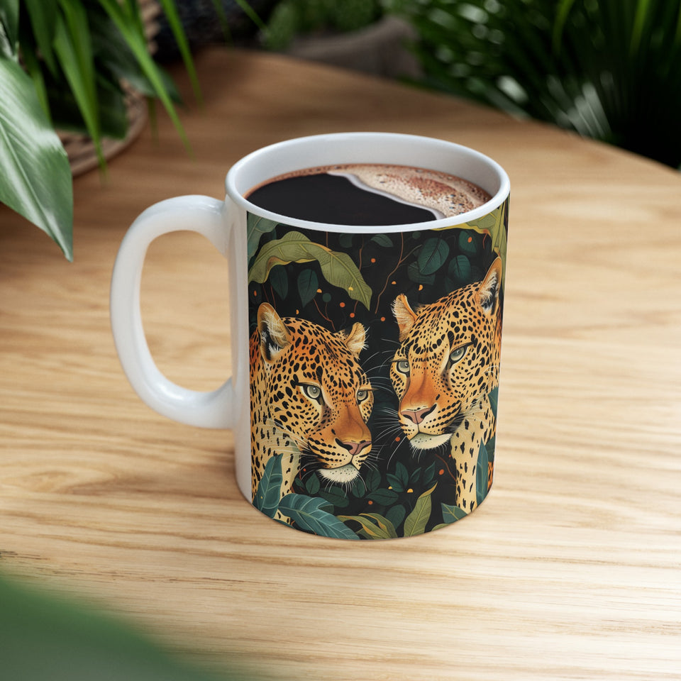 Leopard Mug | Leopard Gifts For Leopard Lovers | Leopard Presents | Leopard Ceramic Mug 11oz