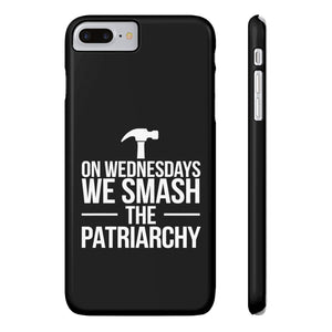 Premium On Wednesdays We Smash The Patriarchy iPhone Case | Feminist Gifts Slim Phone Cases Premium On Wednesdays We Smash The Patriarchy iPhone Case | Feminist Gifts Slim Phone Cases