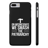 Premium On Wednesdays We Smash The Patriarchy iPhone Case | Feminist Gifts Slim Phone Cases Premium On Wednesdays We Smash The Patriarchy iPhone Case | Feminist Gifts Slim Phone Cases