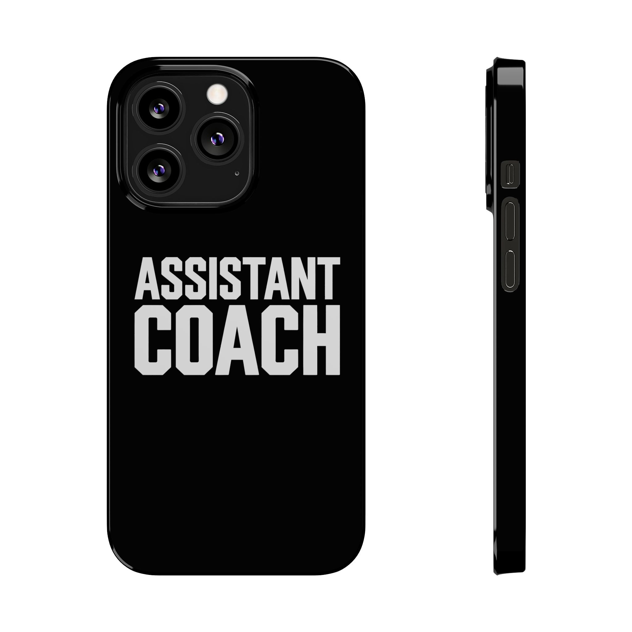 Premium Assistant Coach iPhone Case | Assistant Coach Gifts Slim Phone Cases