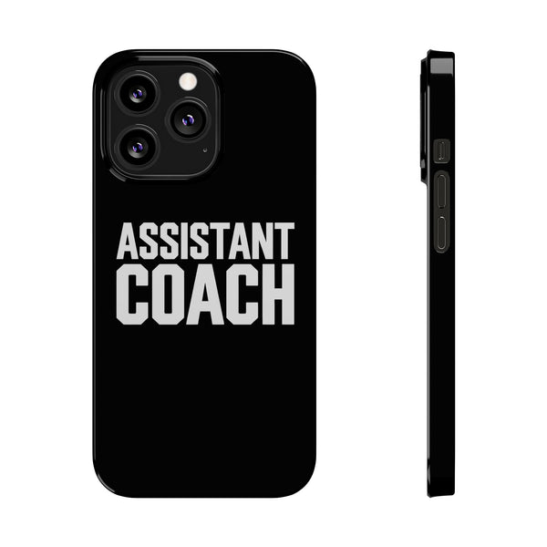Premium Assistant Coach iPhone Case | Assistant Coach Gifts Slim Phone Cases