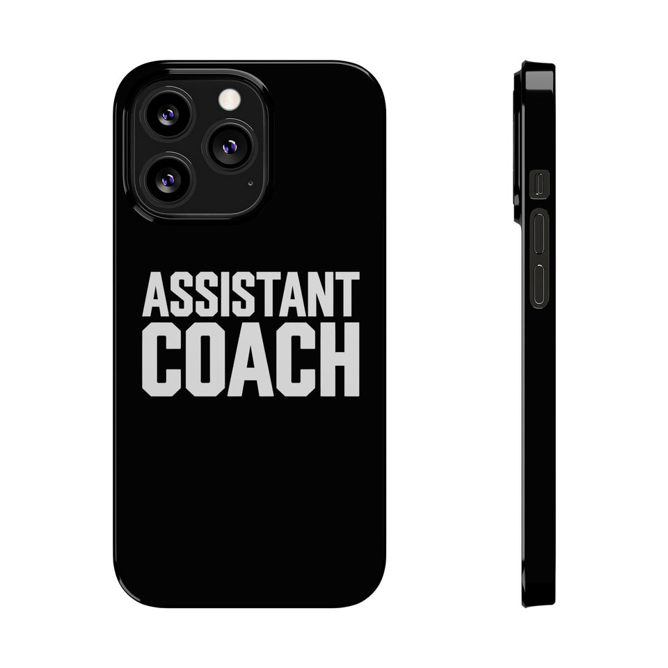 Premium Assistant Coach iPhone Case | Assistant Coach Gifts Slim Phone Cases