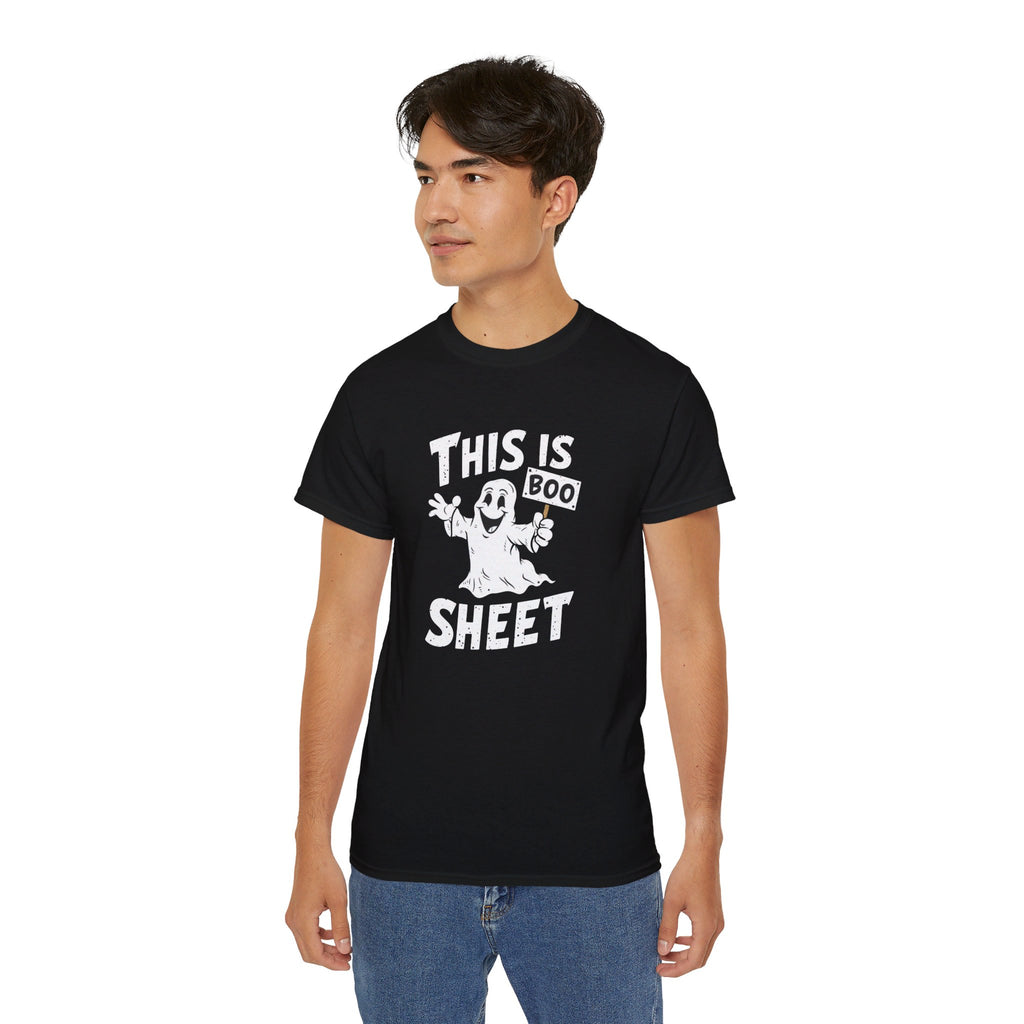 This Is Boo Sheet Funny Halloween Costumes Shirt | Happy Halloween Gifts | Scary Halloween Merchandise | Spooky Halloween Unisex T-Shirt