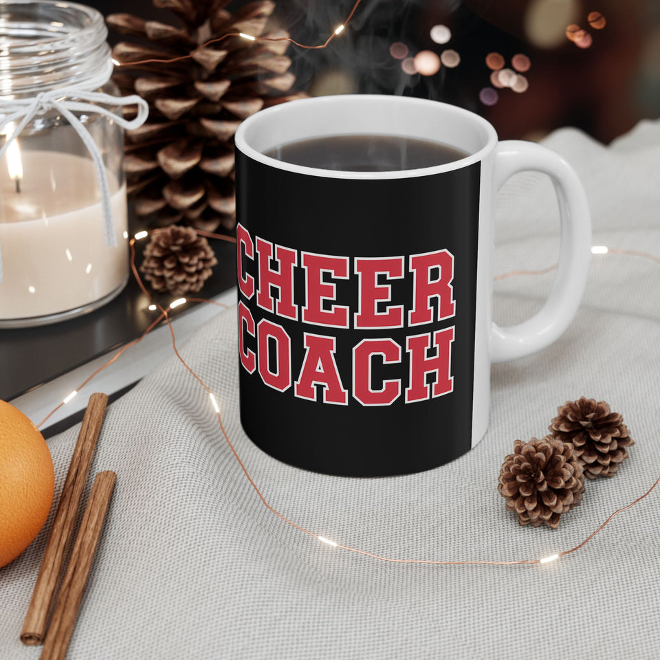 Cheer Coach Cheerleading Coach 2 Ceramic Mug | Cheerleading Coach Gifts (11oz)