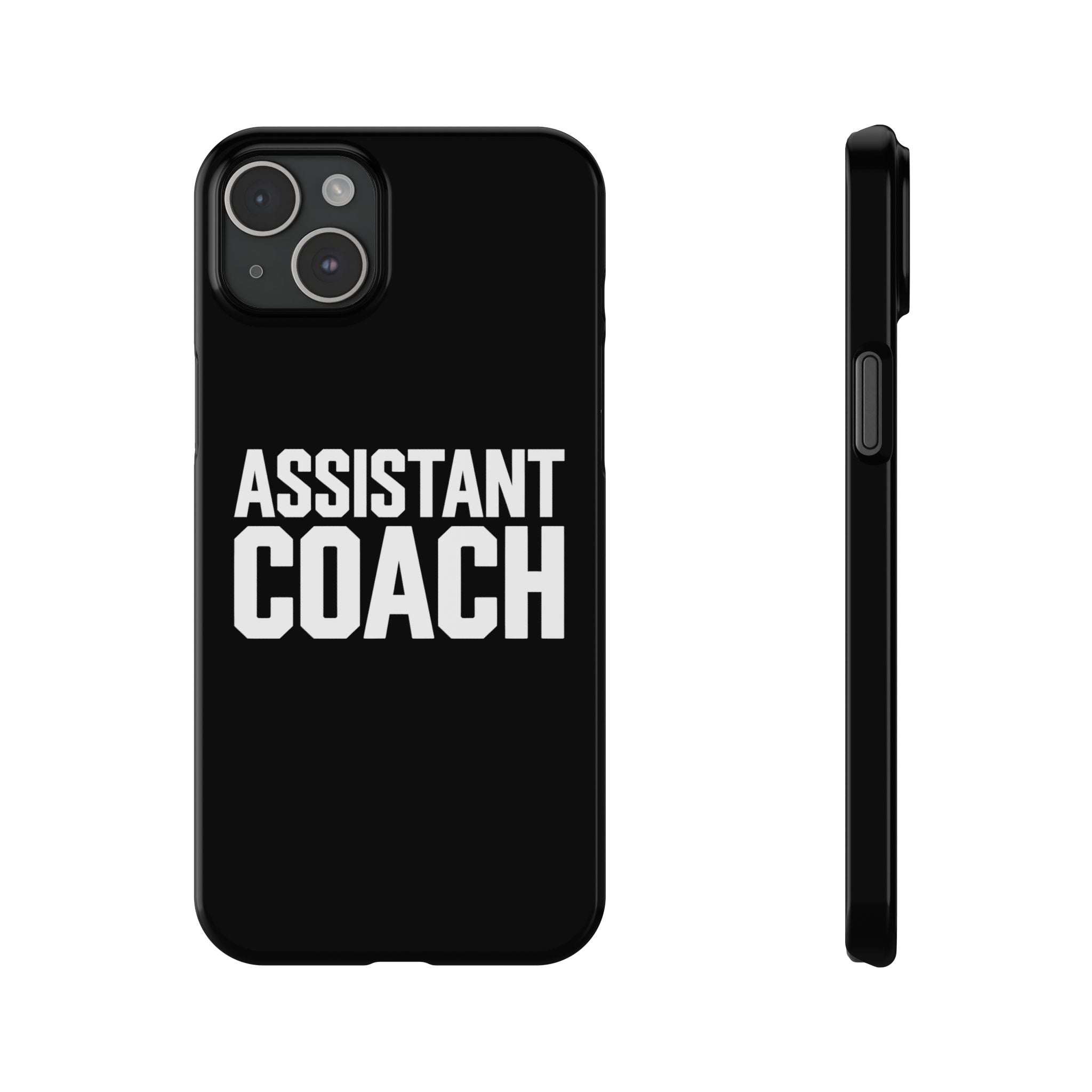 Premium Assistant Coach iPhone Case | Assistant Coach Gifts Slim Phone Cases