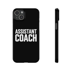 Premium Assistant Coach iPhone Case | Assistant Coach Gifts Slim Phone Cases Premium Assistant Coach iPhone Case | Assistant Coach Gifts Slim Phone Cases