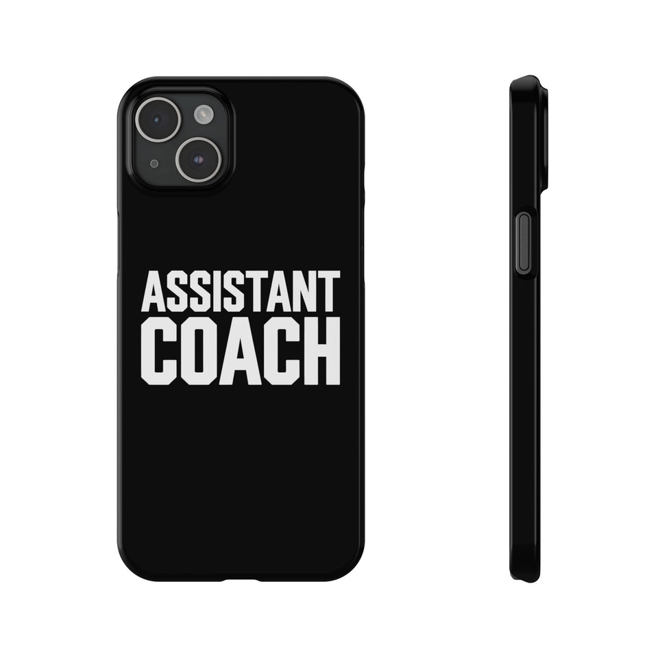 Premium Assistant Coach iPhone Case | Assistant Coach Gifts Slim Phone Cases