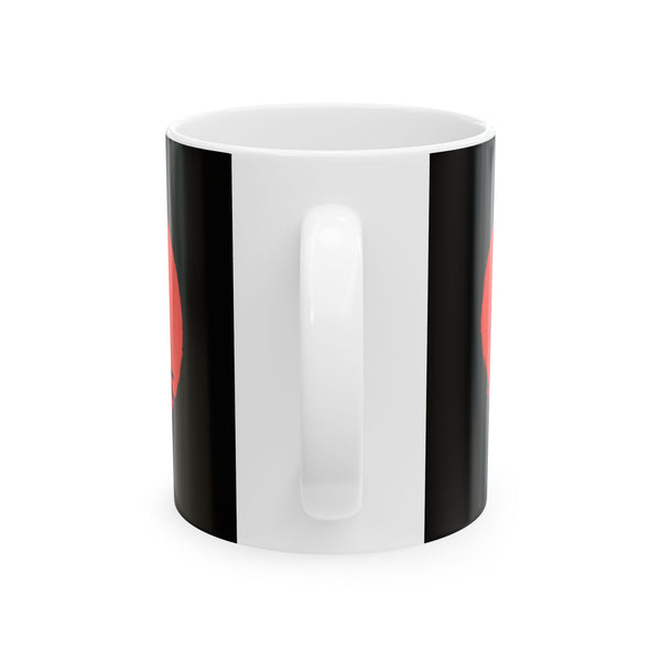 Samurai Red Moon Mug