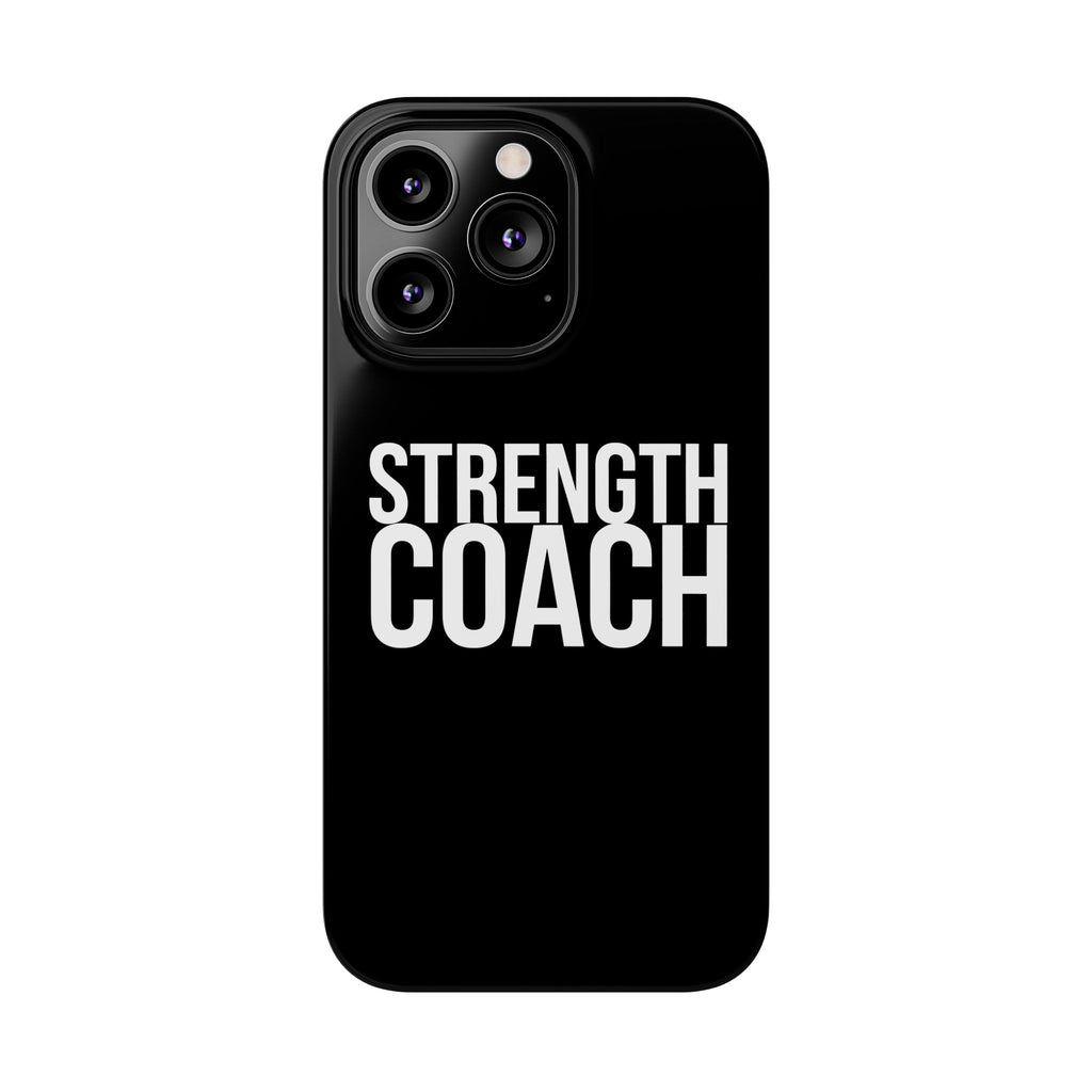 Premium Strength Coach iPhone Case | Strength Coach Gifts Slim Phone Cases