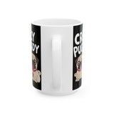 Crazy Pug Lady Ceramic Mug | Crazy Pug Lover Gift Mug (11oz) Crazy Pug Lady Ceramic Mug | Crazy Pug Lover Gift Mug (11oz)