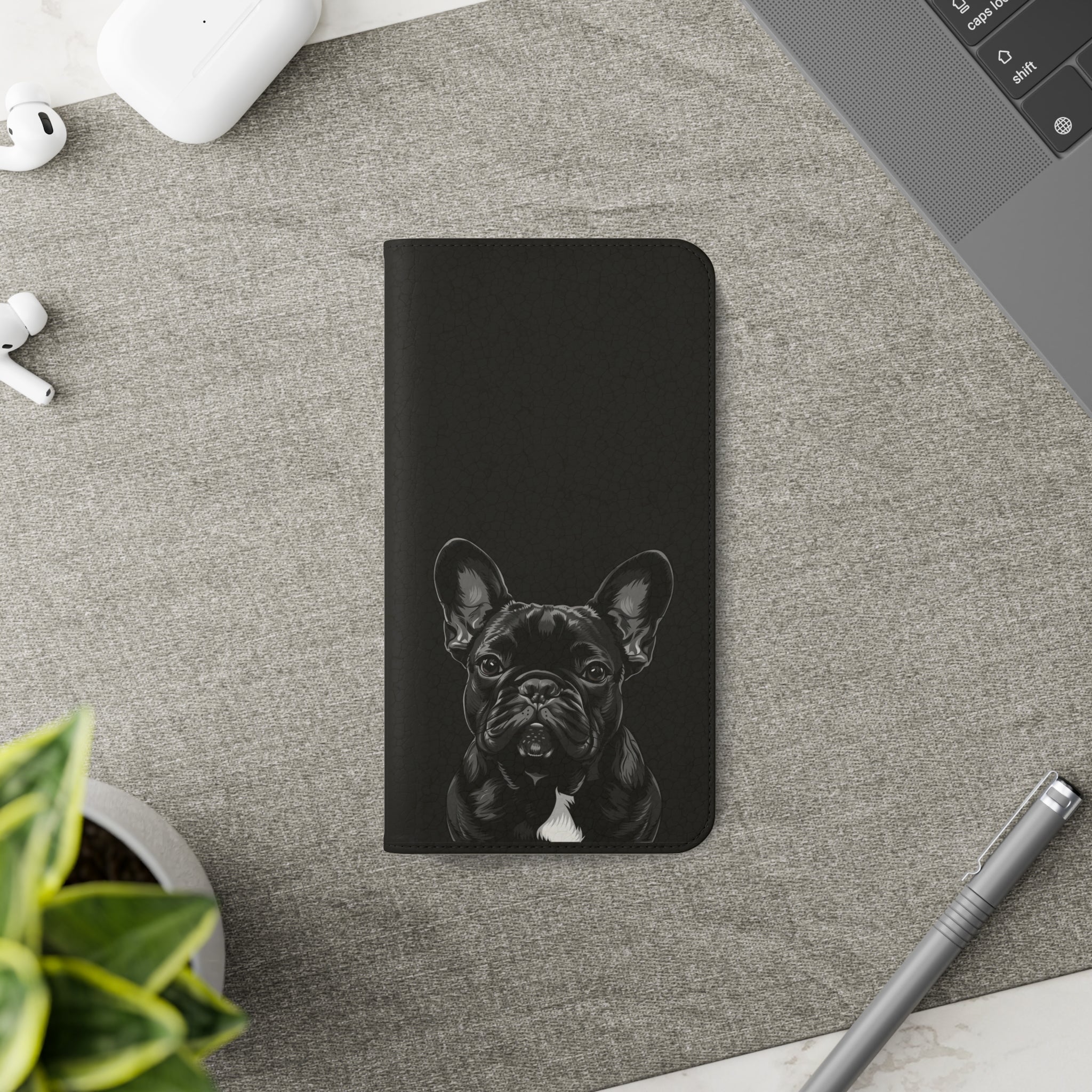 French Bulldog Phone Case | I Love My Frenchie Wallet Phone Case Gifts | IPhone & Samsung Galaxy French Bulldog Flip Cases