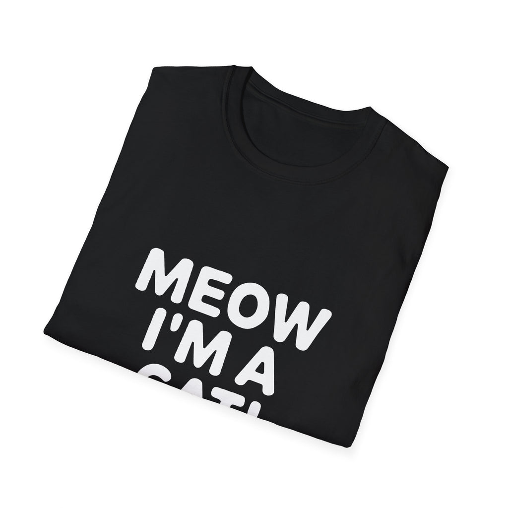 Funny Cat Halloween Unisex T-Shirt - Meow I'm A Cat Costume