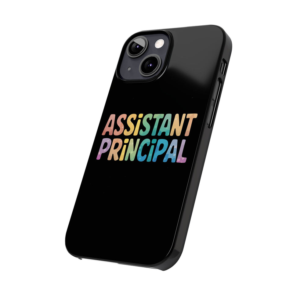Premium Assistant Principal iPhone Case | Cute Assistant Principal Gifts Slim Phone Cases