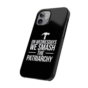 Premium On Wednesdays We Smash The Patriarchy iPhone Case | Feminist Gifts Slim Phone Cases Premium On Wednesdays We Smash The Patriarchy iPhone Case | Feminist Gifts Slim Phone Cases
