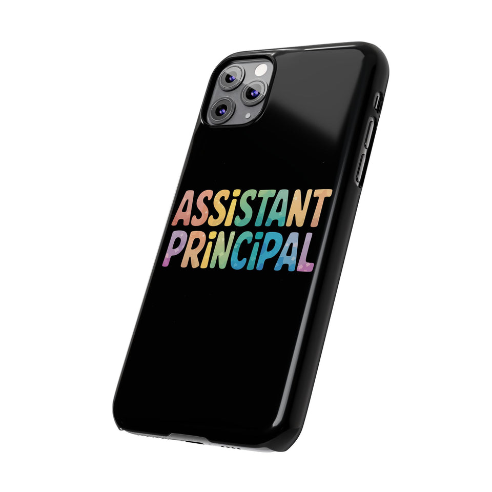 Premium Assistant Principal iPhone Case | Cute Assistant Principal Gifts Slim Phone Cases