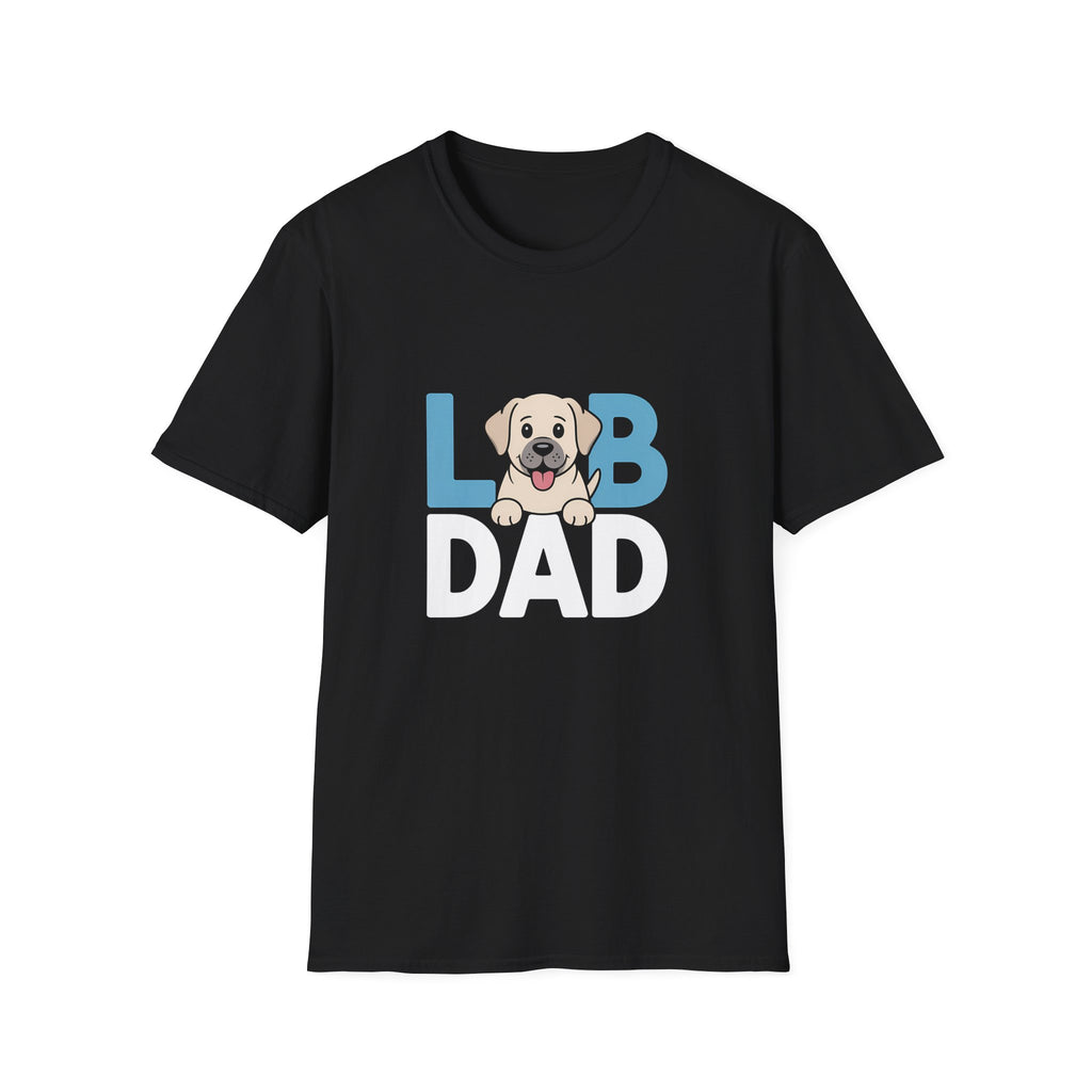 Labrador Dad T-Shirt 2 - Unisex Softstyle Labrador Dog Dad Tee