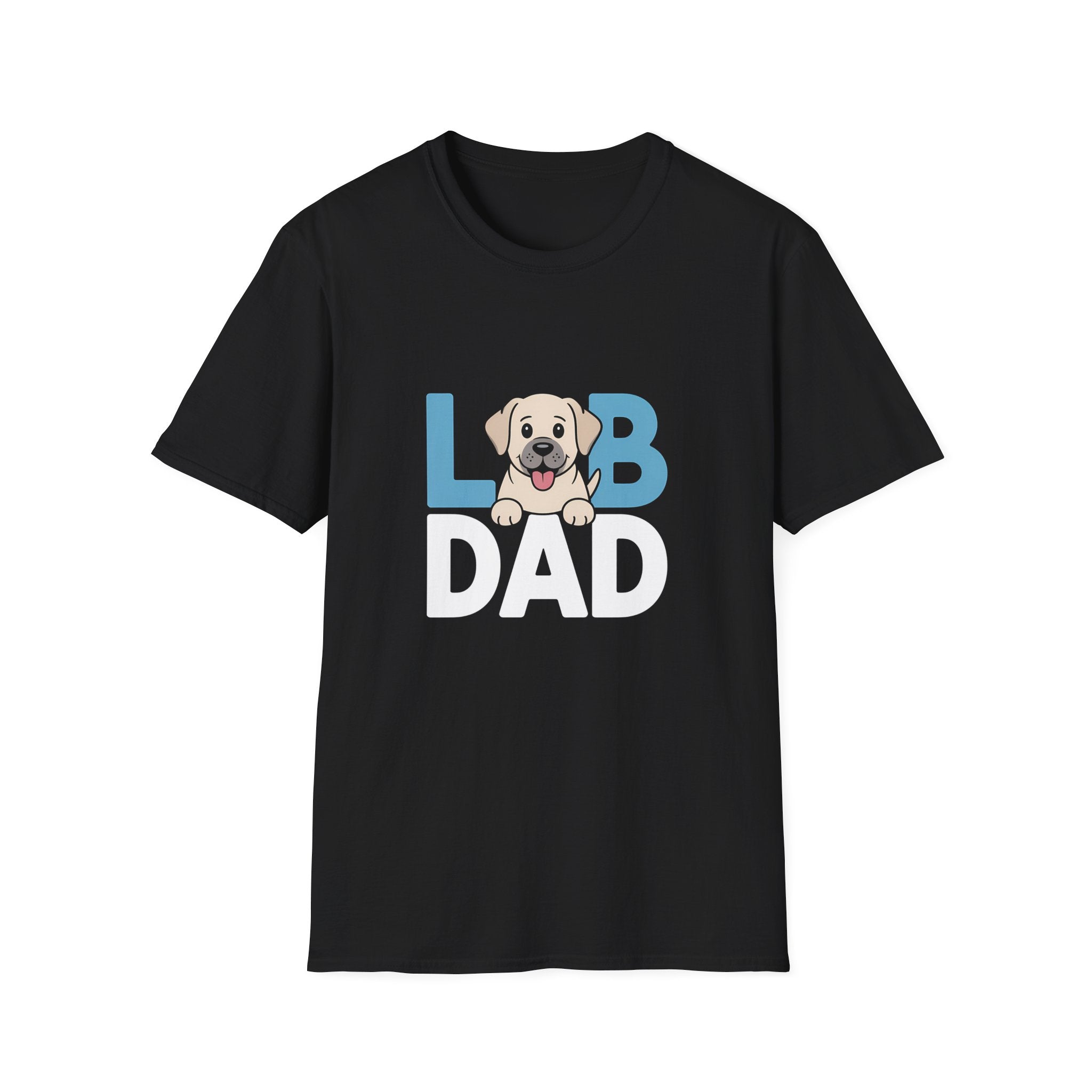 Labrador Dad T-Shirt 2 - Unisex Softstyle Labrador Dog Dad Tee