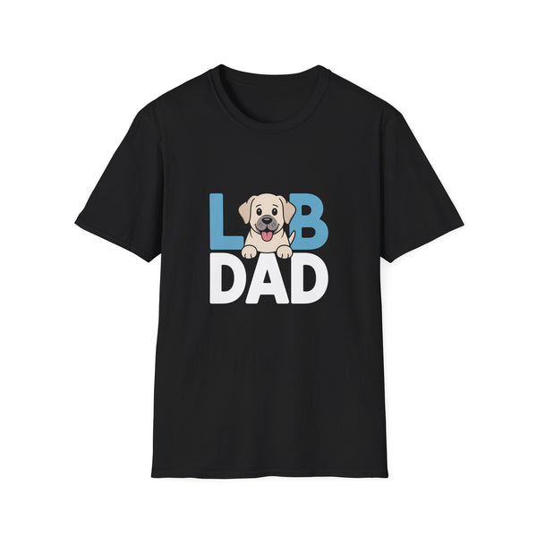 Labrador Dad T-Shirt 2 - Unisex Softstyle Labrador Dog Dad Tee