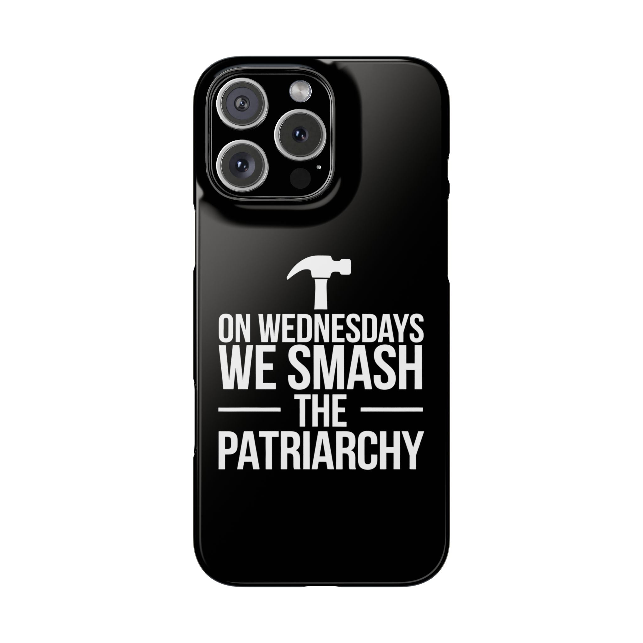 Premium On Wednesdays We Smash The Patriarchy iPhone Case | Feminist Gifts Slim Phone Cases