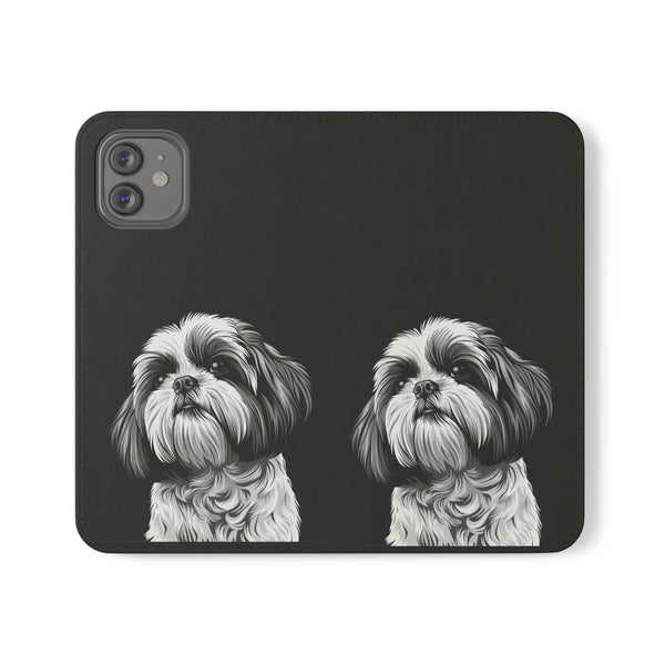 Shih Tzu Phone Case | Shih Tzu Wallet Phone Case | IPhone & Samsung Galaxy Shih Tzu Flip Cases