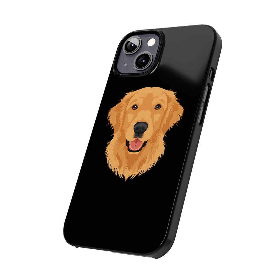 Premium Golden Retriever iPhone Case | Golden Retriever Gifts Slim Phone Cases