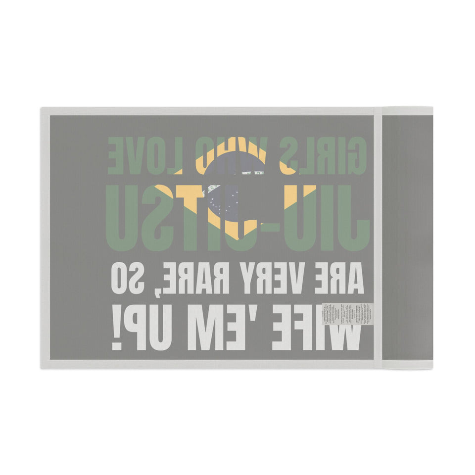 Brazilian Jiu Jitsu Girls Who Love Jiu-Jitsu Are Rare Flag Banner | BJJ Flag
