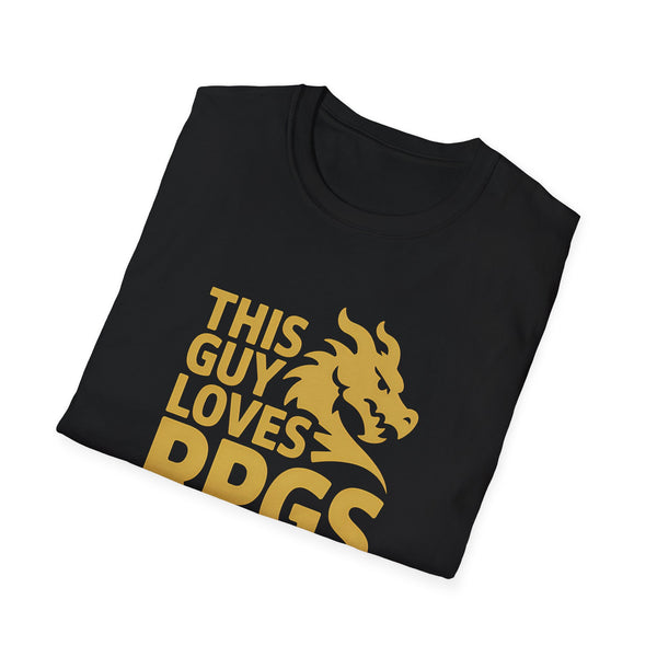 RPG Unisex T-Shirt This Guy Loves RPGs Role Playing Games Shirt