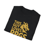 RPG Unisex T-Shirt This Guy Loves RPGs Role Playing Games Shirt RPG Unisex T-Shirt This Guy Loves RPGs Role Playing Games Shirt