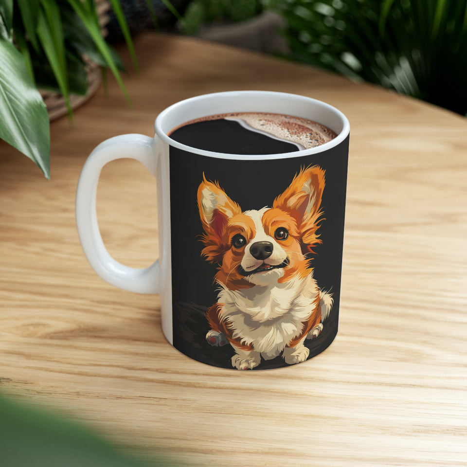 Cute Corgi Mug | Corgi Coffee Mug | Cute Corgi Gift | Funny Corgi Presents | Corgi Mug 1 11oz