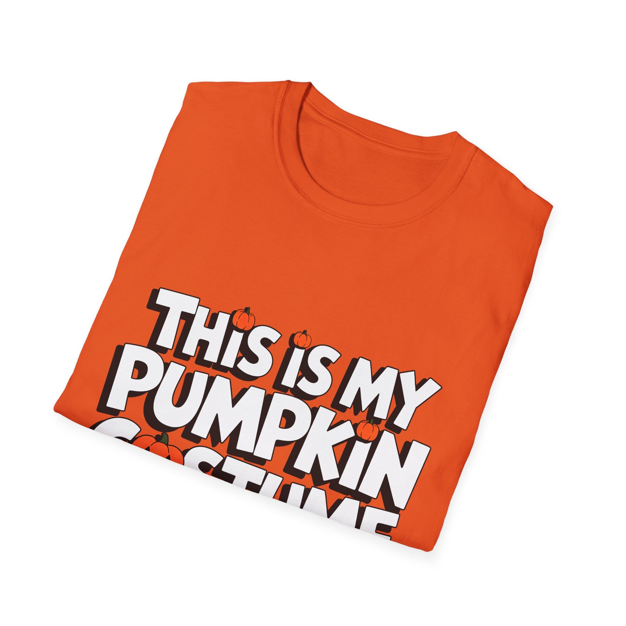 This Is My Pumpkin Costume | Funny Pumpkin Halloween Costume Unisex Softstyle T-Shirt Main image