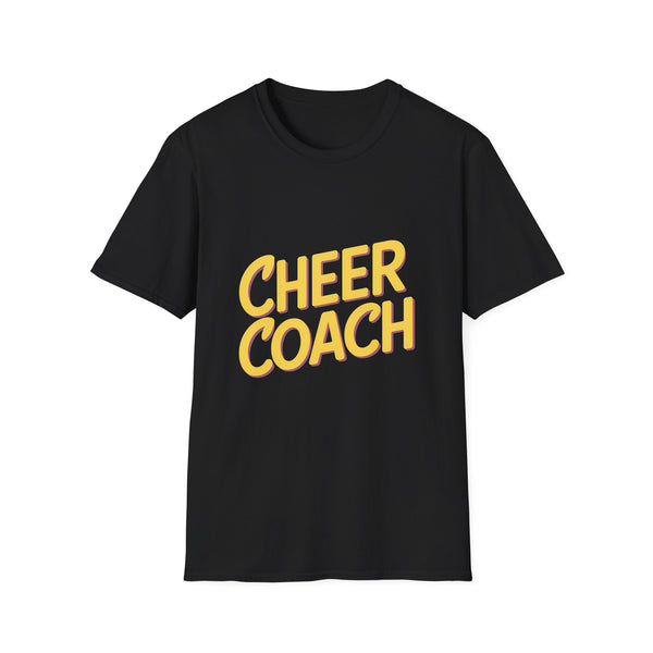 Cheer Coach Shirt | Cheerleading Coach Gift | Unisex Cheer Coach Present T Shirt