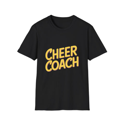 Cheer Coach Shirt | Cheerleading Coach Gift | Unisex Cheer Coach Present T Shirt