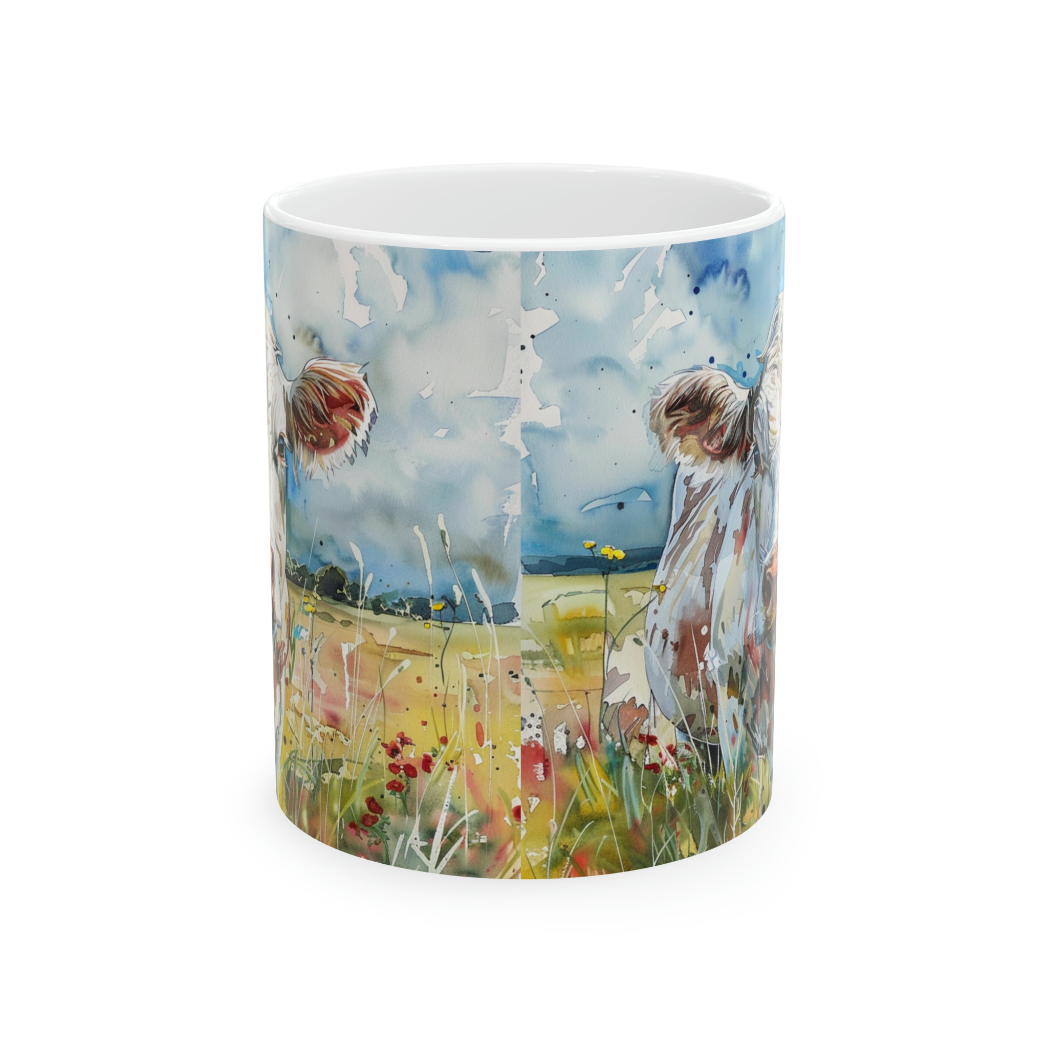 Cow Mug | Coffee Cow Mug | Cow Print Mug | Cow Presents | Highland Cow Mug 4 11oz Secondary image