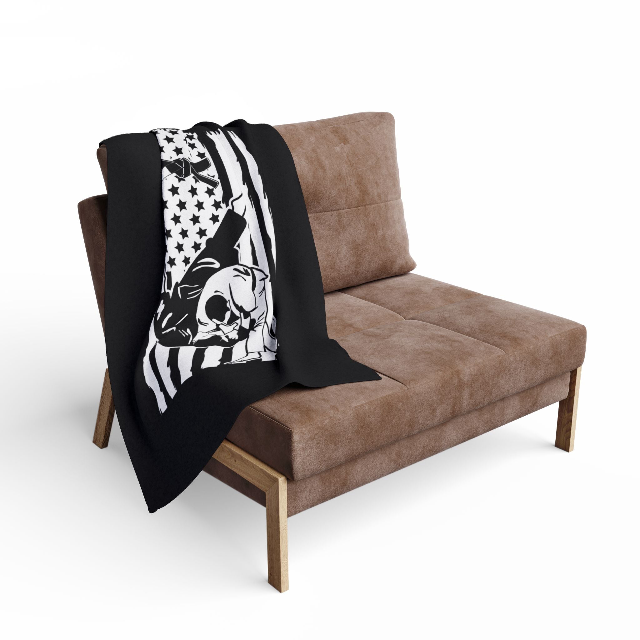 Brazilian Jiu Jitsu Blanket | Flag Throw BJJ Arctic Fleece Blanket Main image