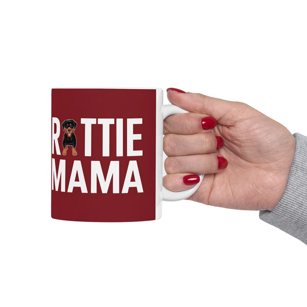 Rottie Mama Rottweiler Mug | Rottweiler Gifts | Gifts For Rottweiler Ceramic Mug 11oz