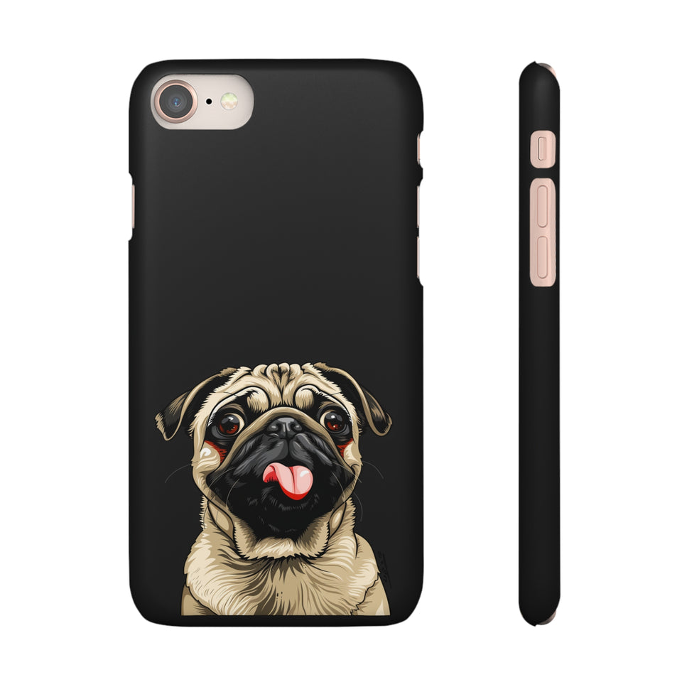 Pug Phone Case | I Love My Pug Phone Case | Pug iPhone & Samsung Galaxy Snap Cases