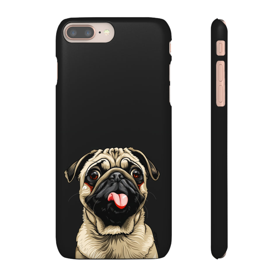 Pug Phone Case | I Love My Pug Phone Case | Pug iPhone & Samsung Galaxy Snap Cases