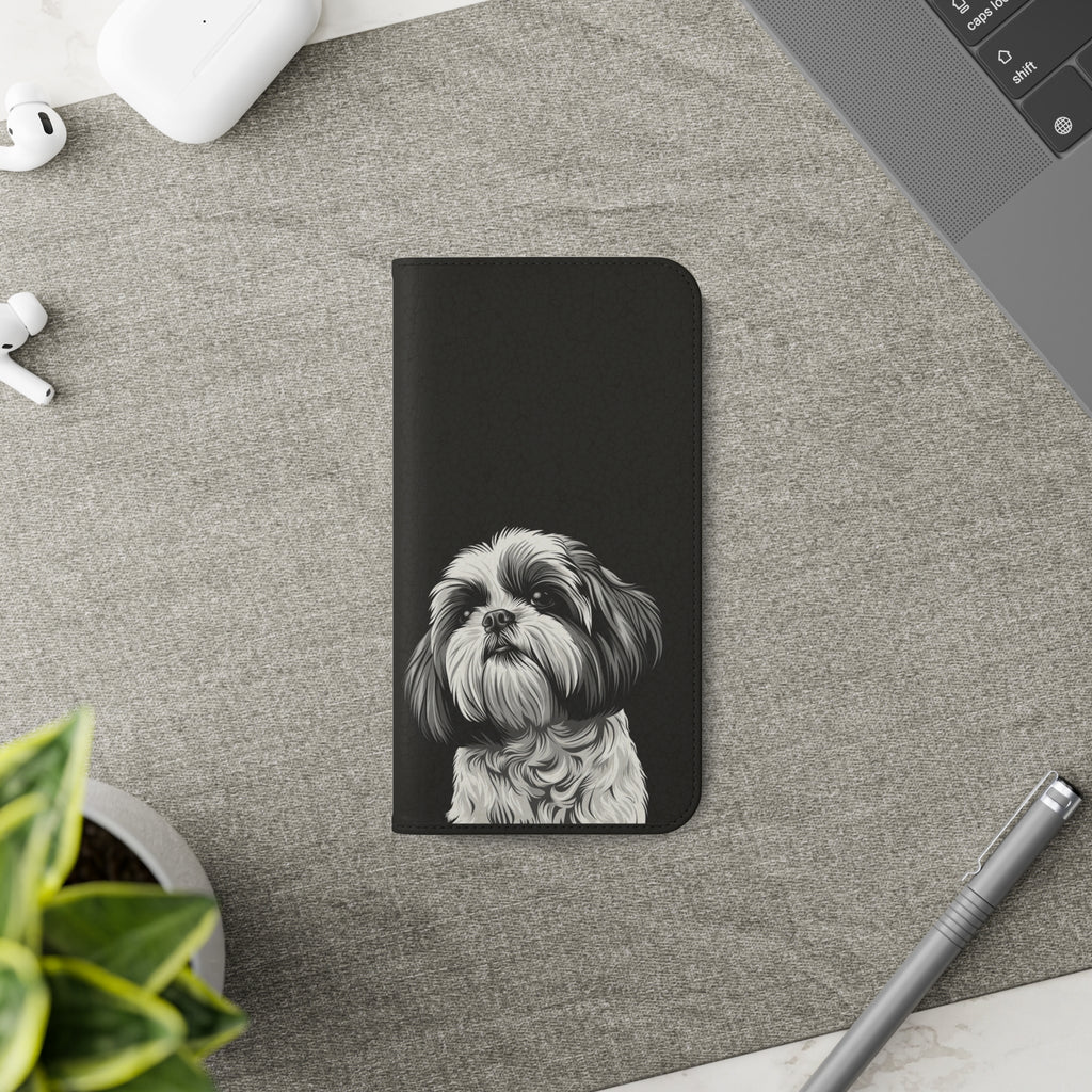 Shih Tzu Phone Case | Shih Tzu Wallet Phone Case | IPhone & Samsung Galaxy Shih Tzu Flip Cases