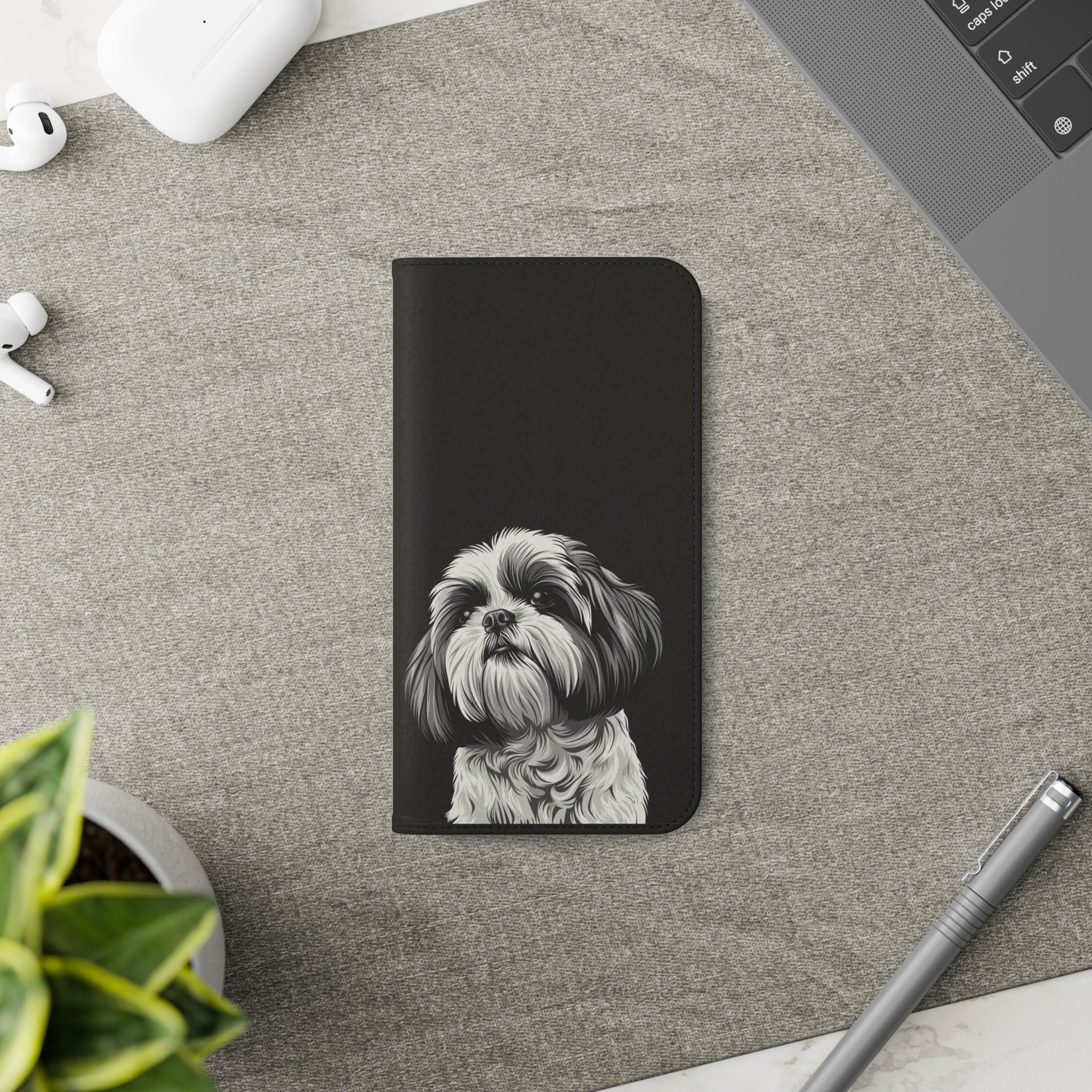 Shih Tzu Phone Case | Shih Tzu Wallet Phone Case | IPhone & Samsung Galaxy Shih Tzu Flip Cases