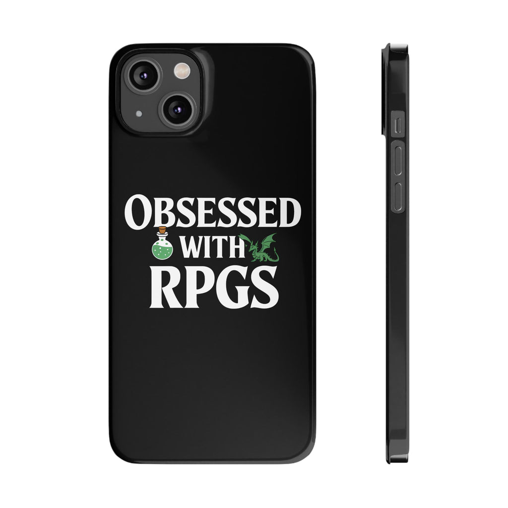 Premium Obsessed With RPGs iPhone Case | Role Playing Game Slim Phone Cases