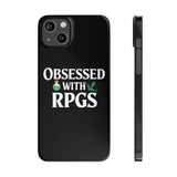 Premium Obsessed With RPGs iPhone Case | Role Playing Game Slim Phone Cases Premium Obsessed With RPGs iPhone Case | Role Playing Game Slim Phone Cases