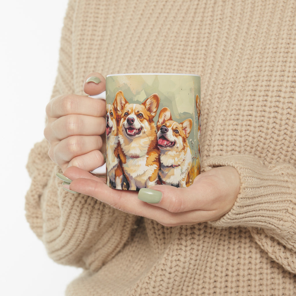 Corgi Mug Group 2 | Corgi Gift | Corgi Coffee Mug | Corgi Presents Mug 11oz