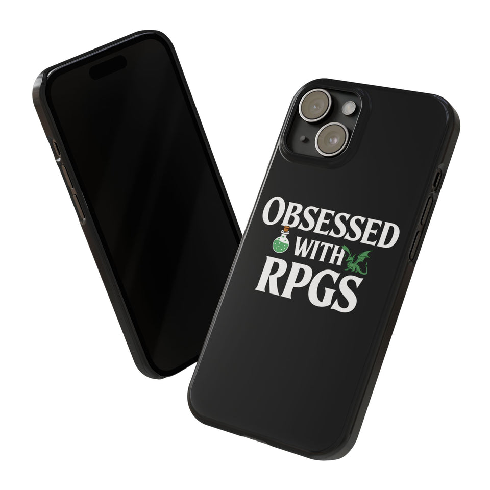 Premium Obsessed With RPGs iPhone Case | Role Playing Game Slim Phone Cases