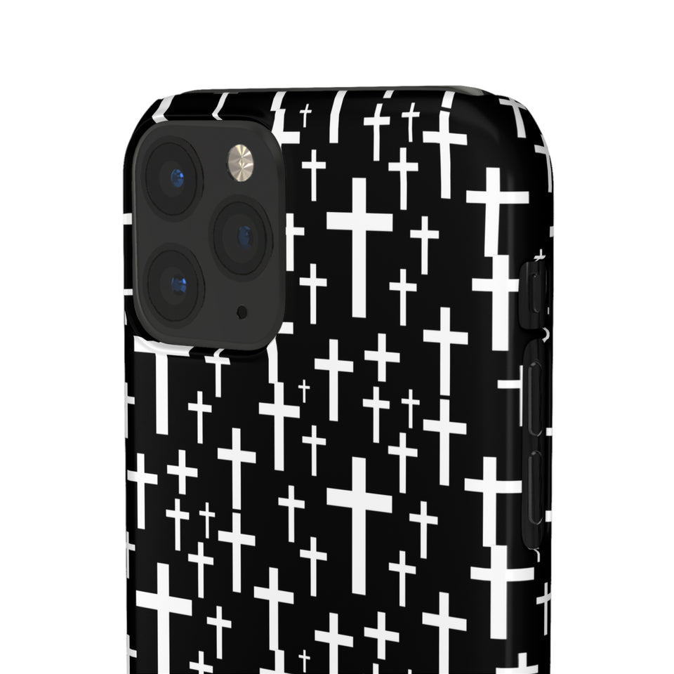 Faith In Jesus iPhone Christian Religion Phone Case | Faith Cross Phone Case | Christian Cross iPhone & Samsung Galaxy Snap Cases