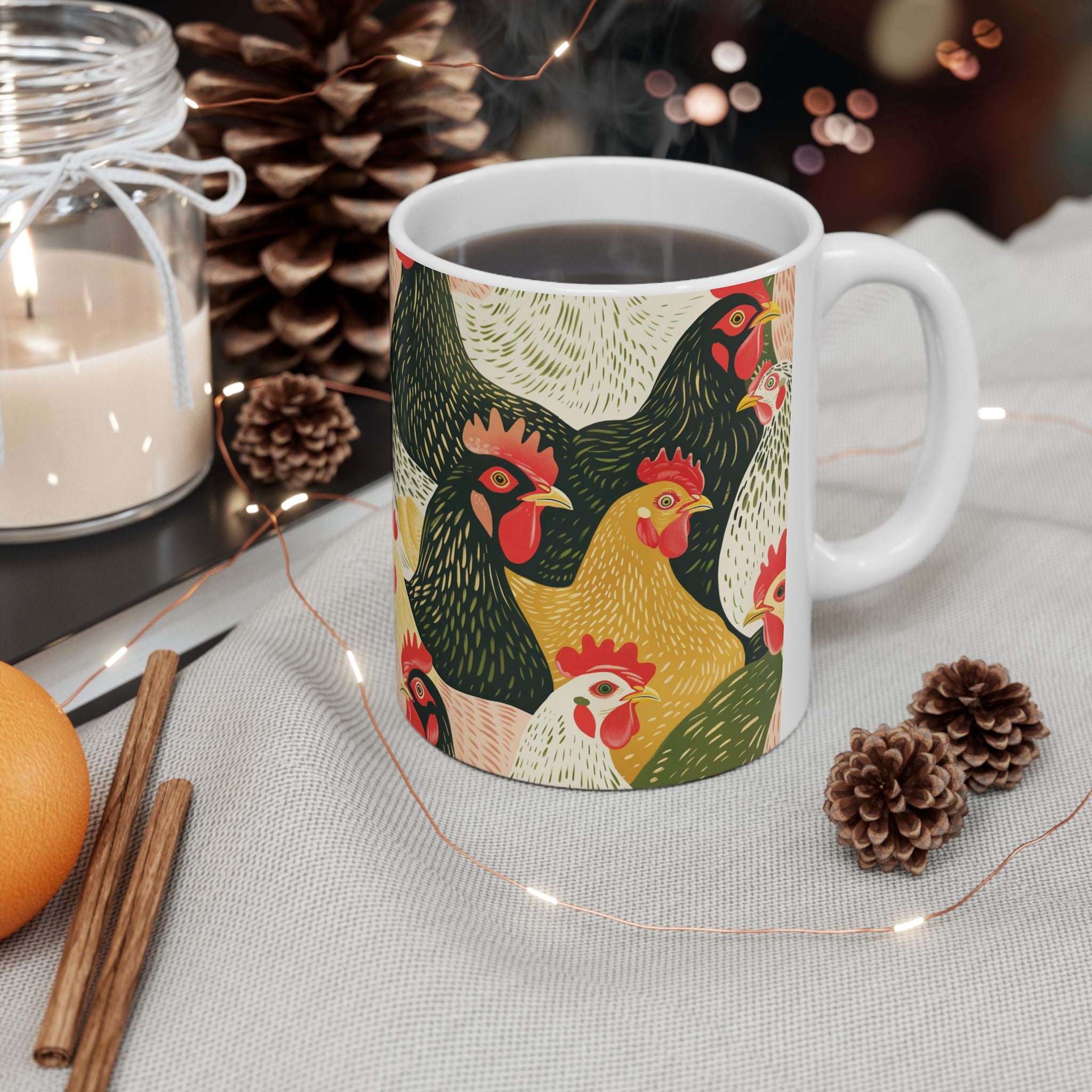 chicken gift, chicken mug, gifts for chicken lovers, gifts for chicken owners, chicken themed gifts, chicken gifts for her, chicken coffee mug, chicken gifts for chicken lovers, chicken presents, 