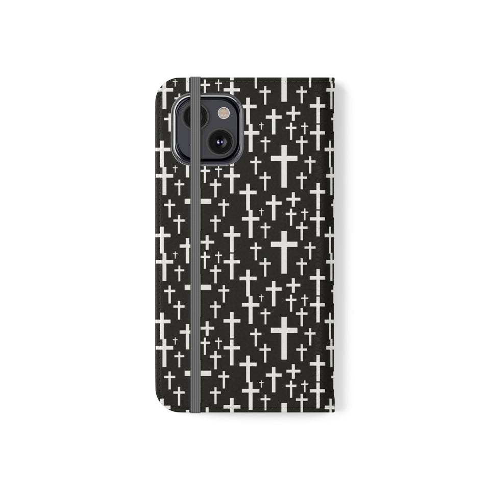 Faith Religion Jesus Cross Phone Case | Faith Religion Wallet Phone Case Gifts | IPhone & Samsung Galaxy Jesus Cross  Flip Cases